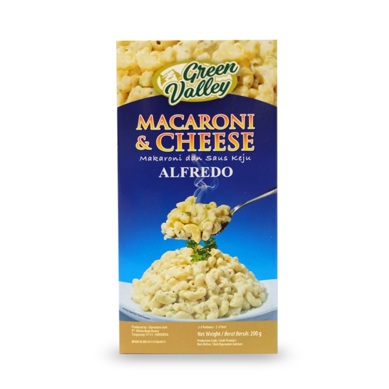 GREEN VALLEY - Macaroni and Cheese with Alfredo Sauce